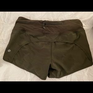 Lululemon speed shorts size 2